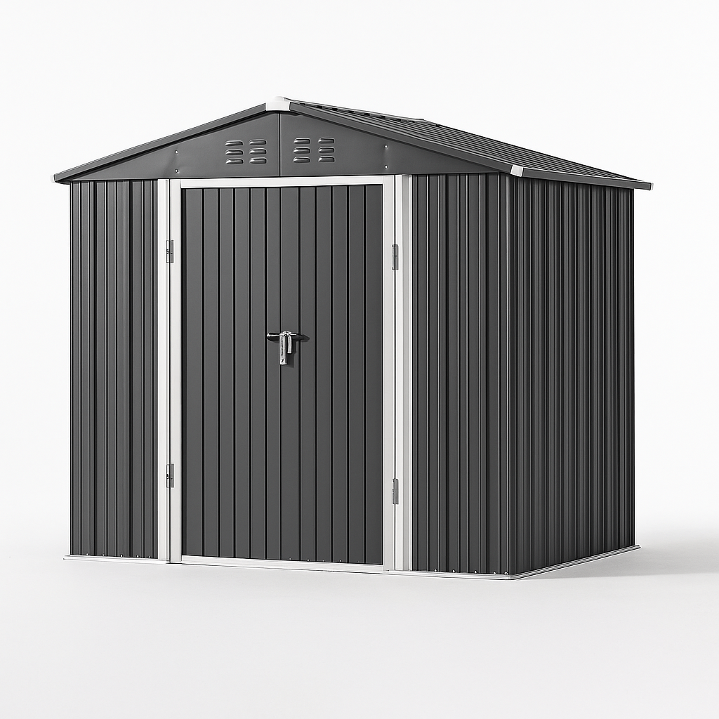 IronPeak Apex Outdoor Storage Shed 8x6